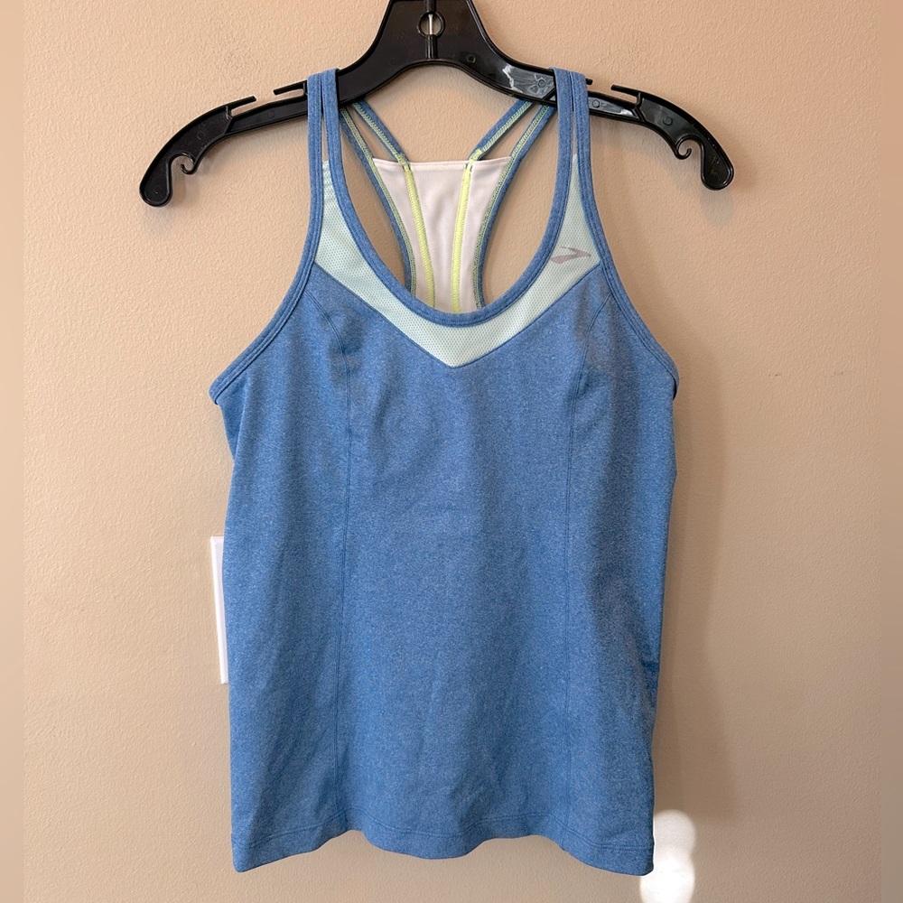 Brooks - Blue Athletic Tank Top - Medium